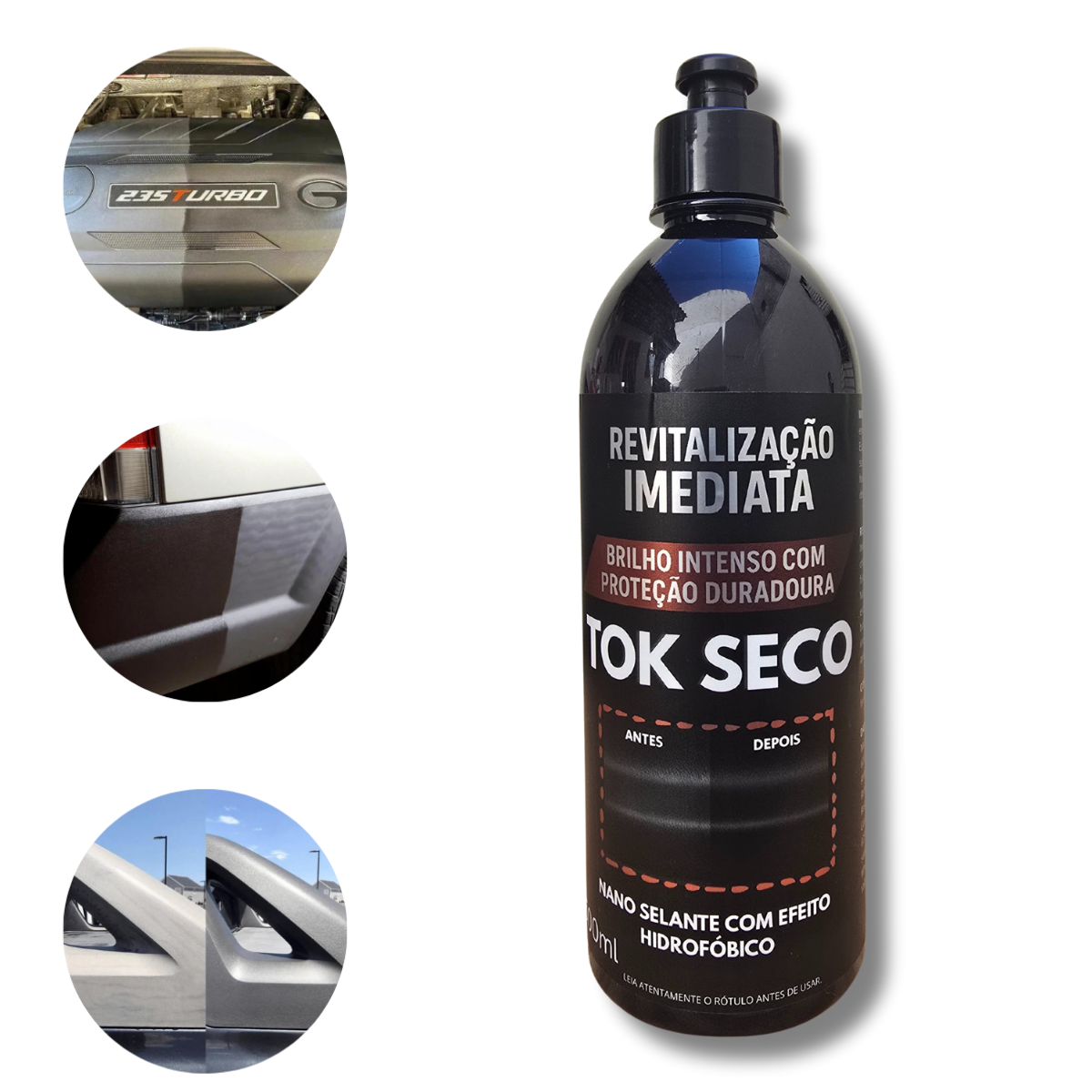 TOK SECO - Revitalizador de Plásticos e Borrachas - Nano Selante 500ml