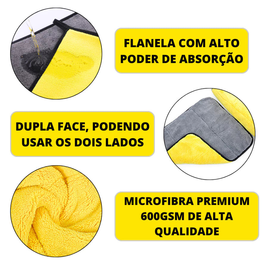 KIT FINALIZATION - Tok Seco 500ml + Flanela Micro Fibra 30x30 + Brinde!