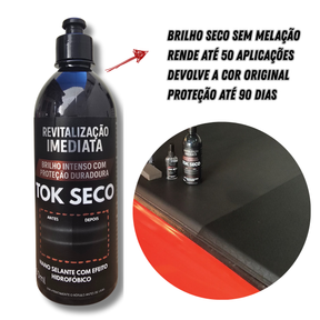 KIT FINALIZATION - Tok Seco 500ml + Flanela Micro Fibra 30x30 + Brinde!
