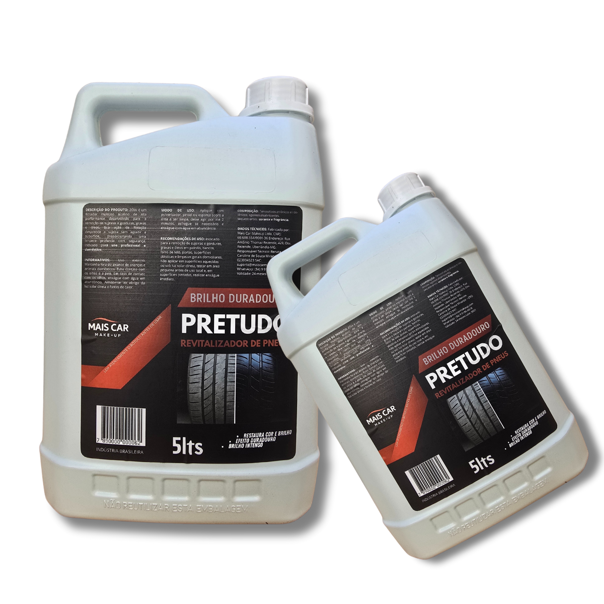 PRETUDO - Pretinho para Pneus 5 Litros