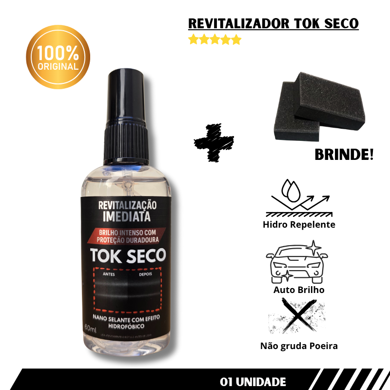 TOK SECO - Revitalizador de Plásticos + Super Oferta!!
