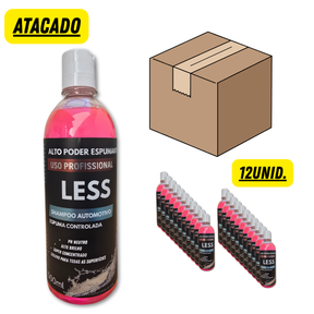 LESS - Shampoo Automotivo - Auto Brilho - 12 Unidades