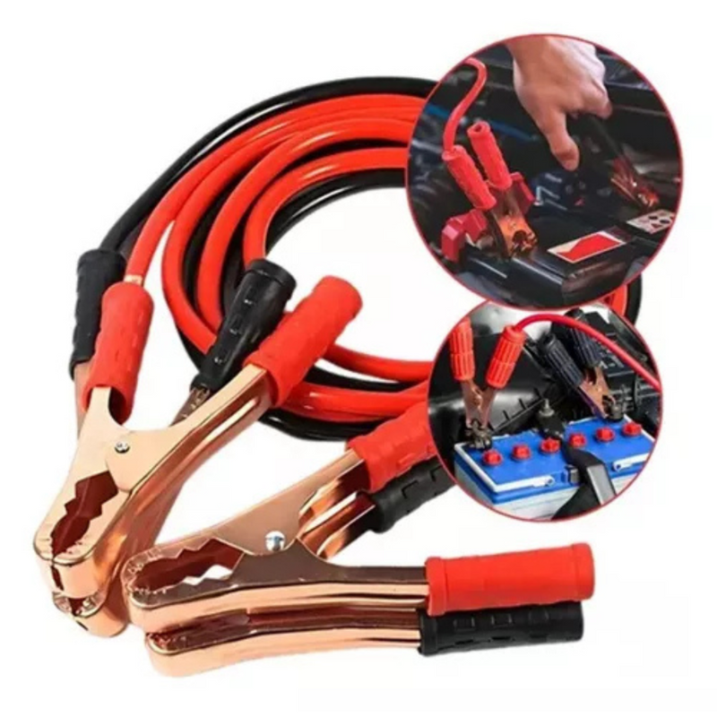 Cabo Carga Bateria 2.5m 800 Amperes 10mm Shupeta Automotivo