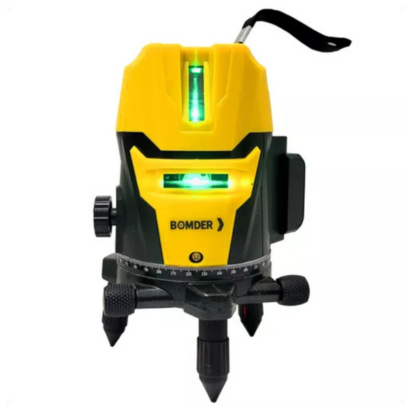 Nivel A Laser Auto Nivelador Luz Verde 5 Linhas Esquadro 360