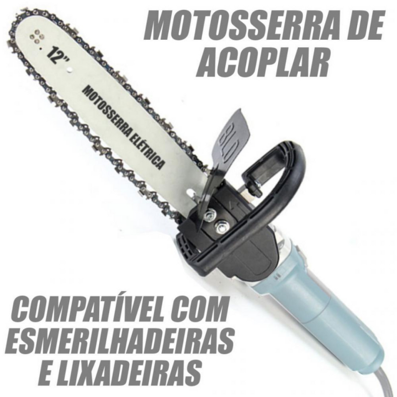 kit motoserra adaptador para esmerilhadeira