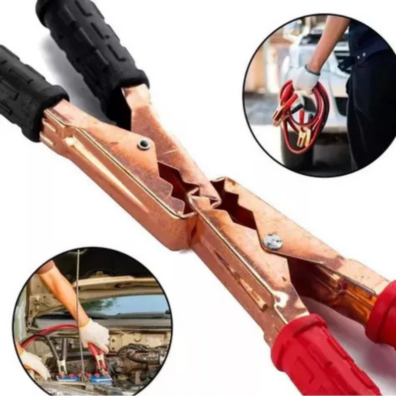 Cabo Carga Bateria 2.5m 800 Amperes 10mm Shupeta Automotivo