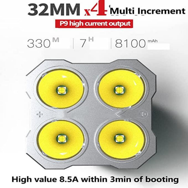 Lanterna 800 mah 300m Alcance