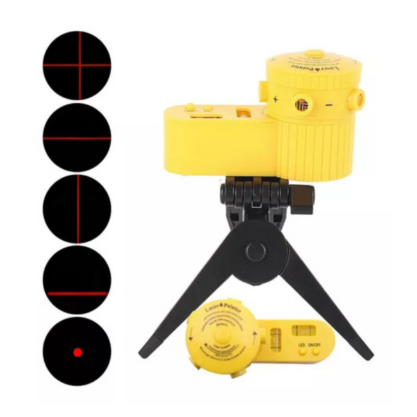 Nível Laser Nivelador Giratório Tripé Abs Profissional 360