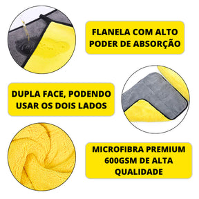 KIT FINALIZATION - Tok Seco 500ml + Flanela Micro Fibra 30x30 + Brinde!