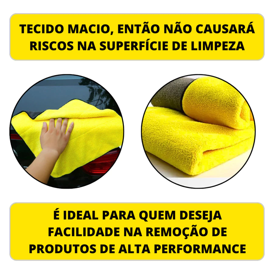 KIT FINALIZATION - Tok Seco 500ml + Flanela Micro Fibra 30x30 + Brinde!
