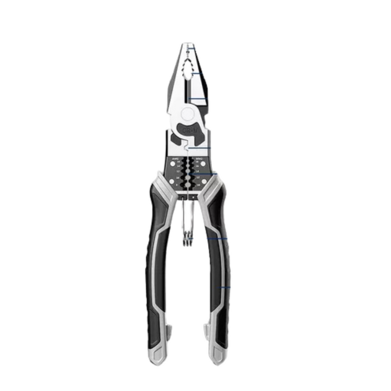 Alicate Universal Titanium Descascador Crimpador Ultra Forte